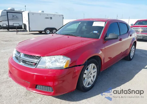2014 Dodge Avenger Se from USA, damaged, VIN 1C3CDZAB2EN224147